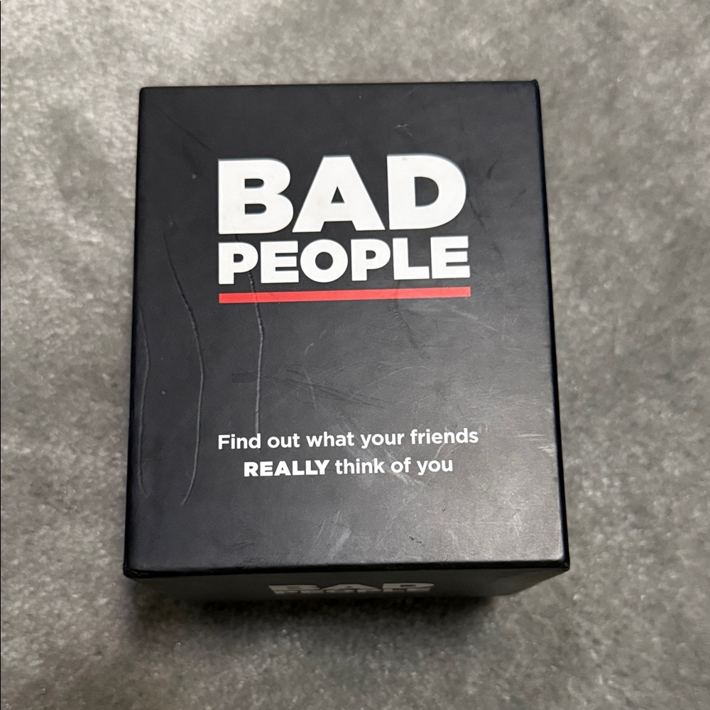 Bad People Card Game